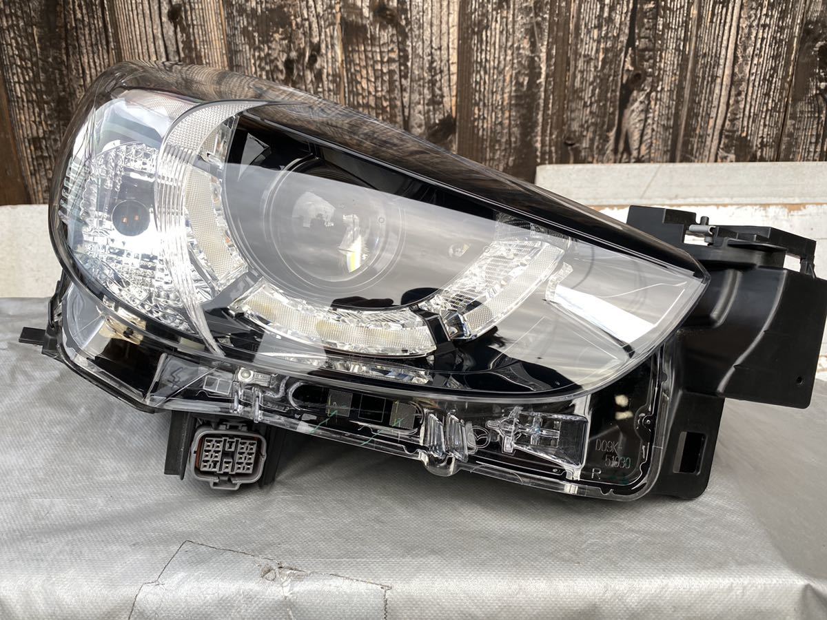マツダ　デミオ　DJ5FS ヘッドライト　右側　訳アリ品 美品 デミオ DJ 後期 ALH DJ3FS DJ5FS LED ヘッドランプ 右 ヘッド