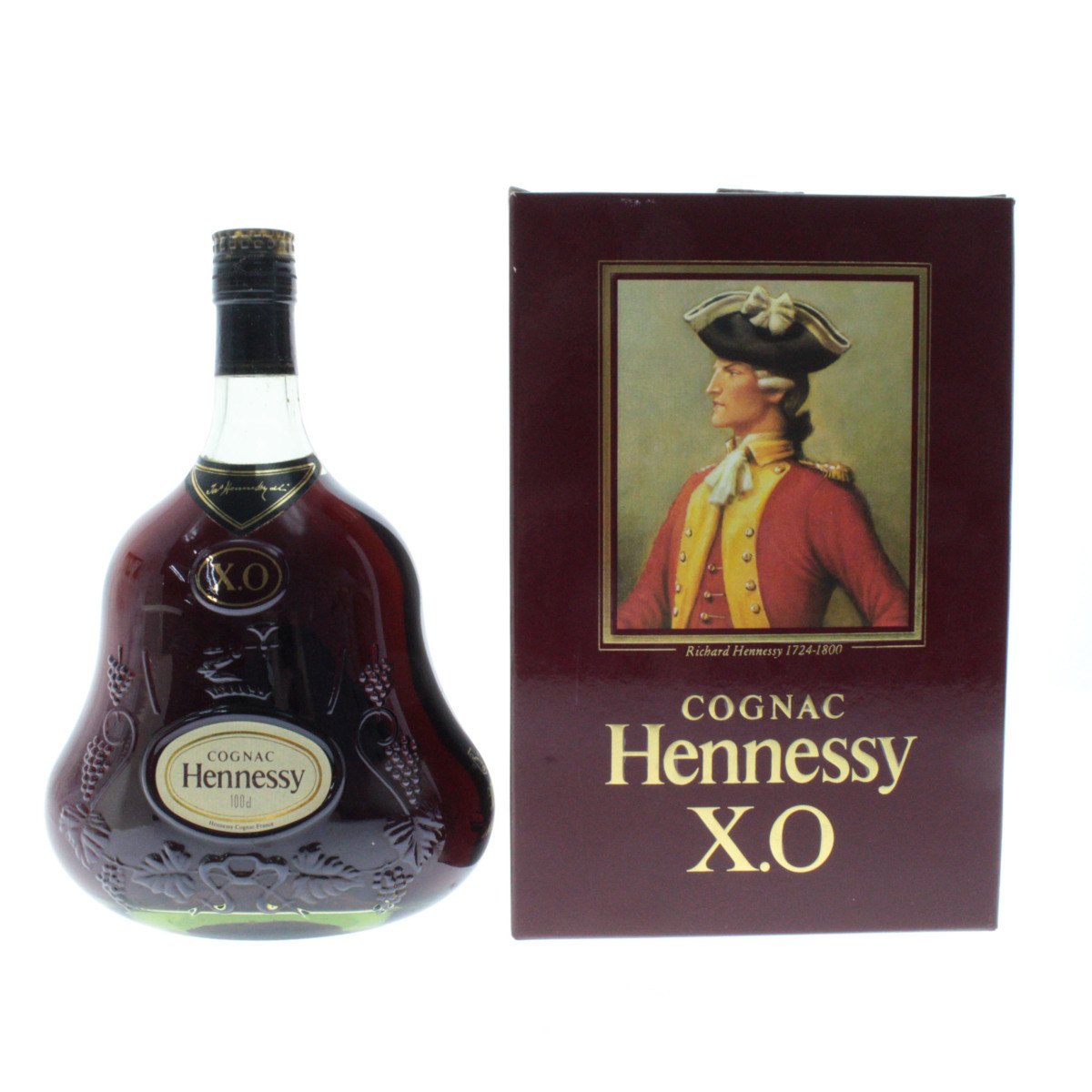 □ 酒 Hennessy ヘネシー XO コニャック ブランデー 金キャップ