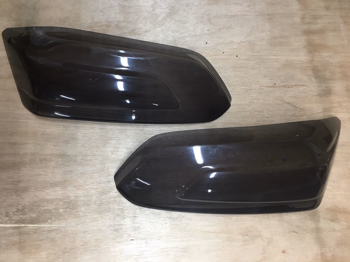 LA400K コペン ローブ エクスプレイ 専用　テールレンズカバー ブラック系 ダークスモーク系　細かい洗車傷有り