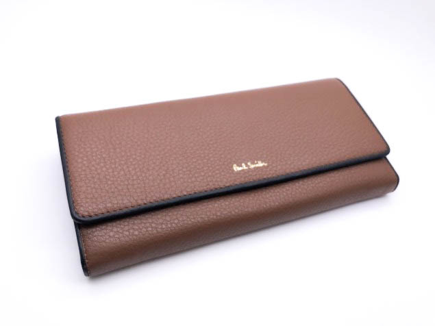 0s9p新品◇ポールスミス 本革レザー 長財布◇本物/Paul Smith/牛革&羊