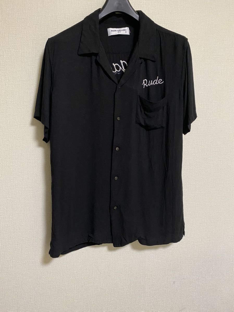 RUDE GALLERY ボーリングシャツ スモーキングスカル ルードギャラリー