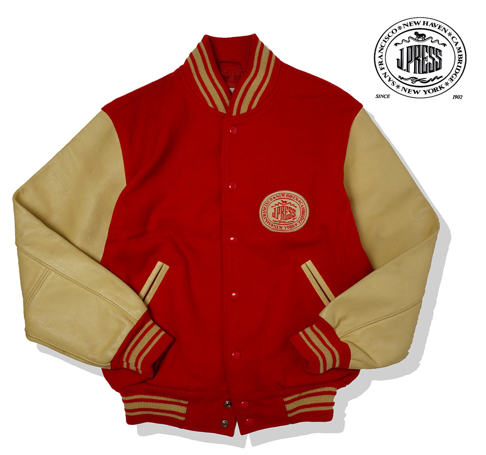 J.PRESS ヴィンテージ スタジャン レッド×アイボリー