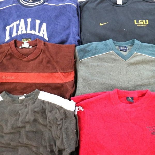  NIKE Columbia 他 プルオーバー フリースジャケット セット S/M 6枚セット まとめ売り USA古着卸 1円スタート 最落なし MB5048(フリース)｜売買されたオークション情報、yahooの商品情報をアーカイブ 男性用
