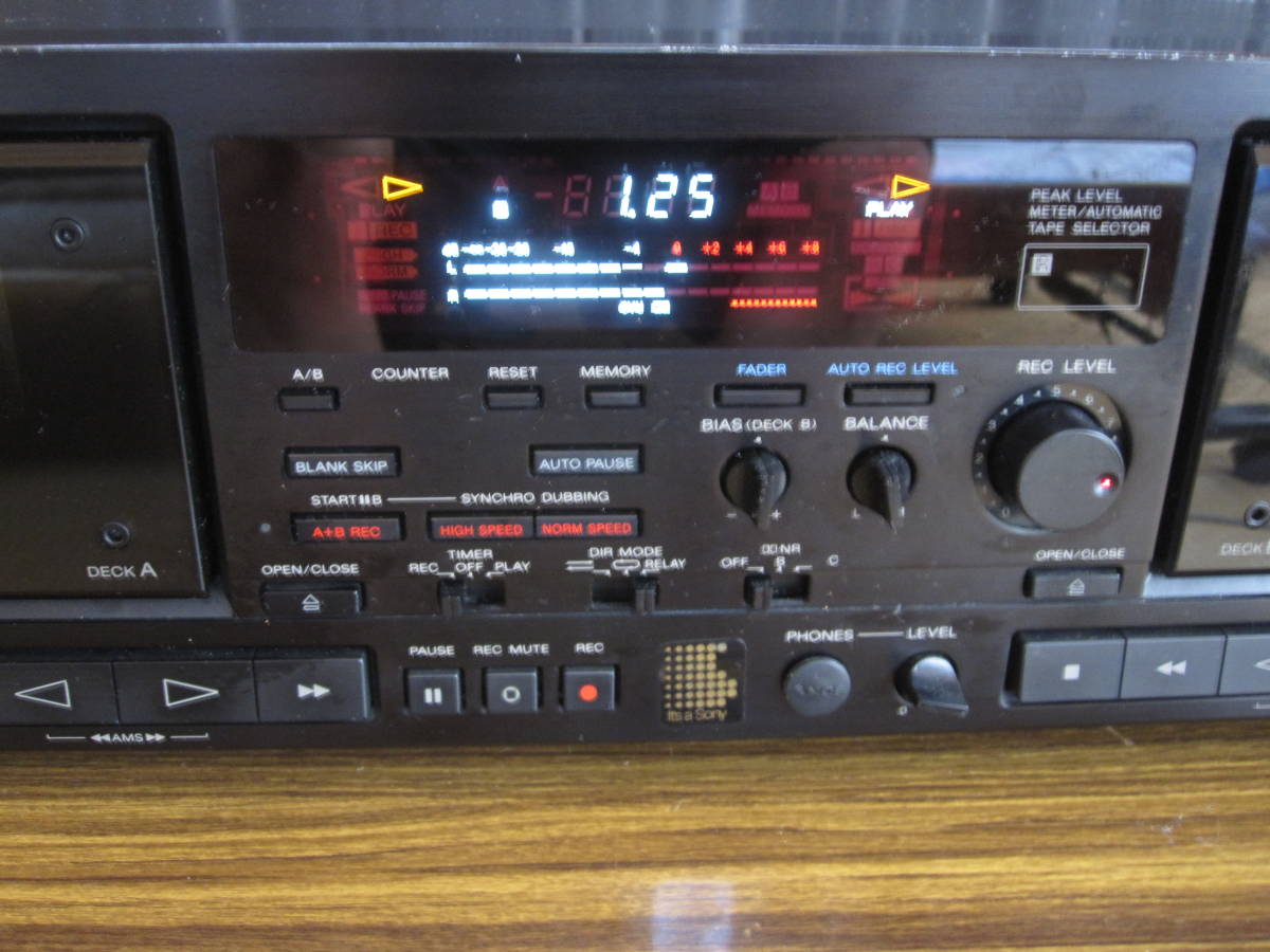 SONY TC-WR820 ソニー カセットデッキ ダブルクイックオートリバース