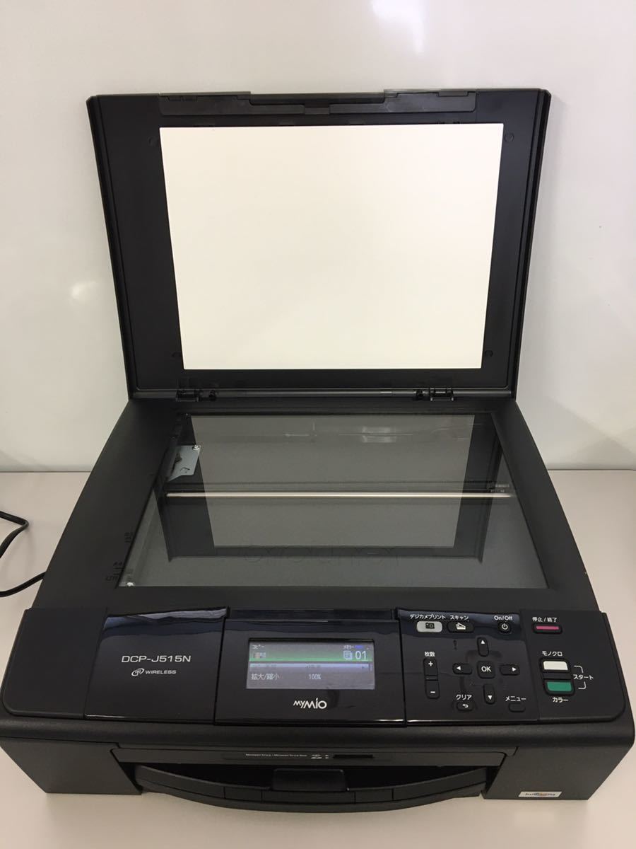 周辺機器 【動作OK 印刷良好】ブラザー Brother DCP-J515N