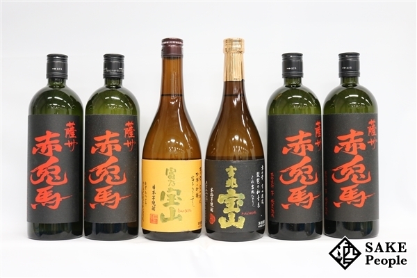 富乃宝山と吉兆宝山 1.8L ×6本セット ⁄ 選び方自由 2264 ☆注目! 焼酎6
