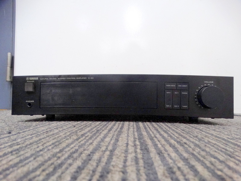 YAMAHA コントロールアンプ ヤマハ プリアンプ C-50 C-1 - ジャンク