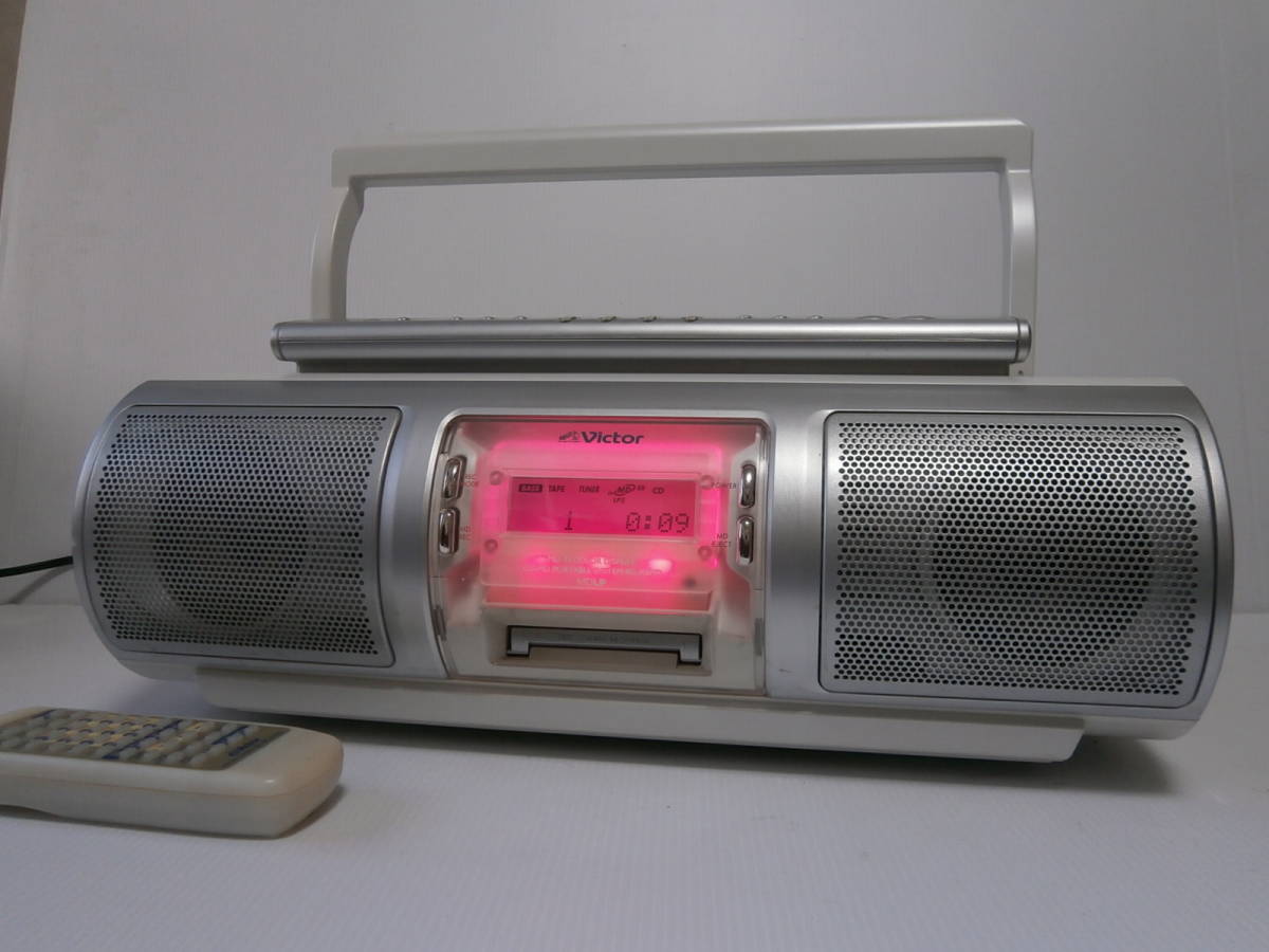 CD/MDラジカセ Victor Clavia RC-X5MD-W Victor