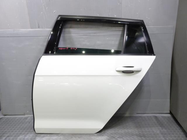 VW ゴルフヴァリアント DBA-AUCHP R リア リヤ 左 ドア 左後 LC9A AGC R-LINE ゴルフ7 5G LC9A  1kurudepa=20-8-19