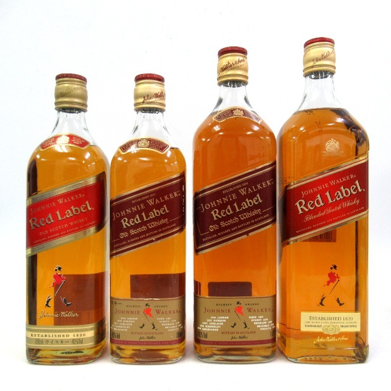 バーボン・スコッチ 特級 古酒 ミニボトル 48ml 4本セット ホワイト