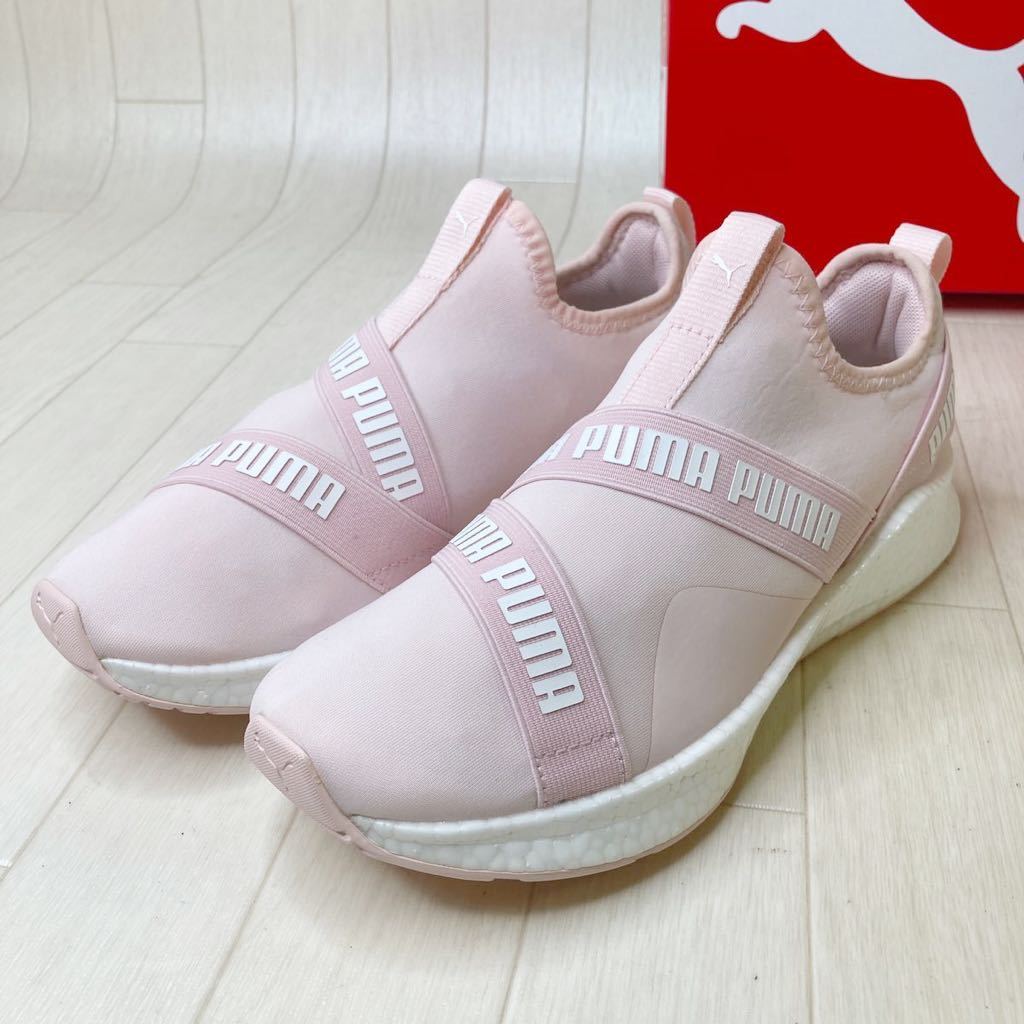 B 706 Puma プーマ スリッポン スニーカー 24cm ピンク 自宅保管品 ケース付き 24 0cm以下 売買されたオークション情報 Yahooの商品情報をアーカイブ公開 オークファン Aucfan Com