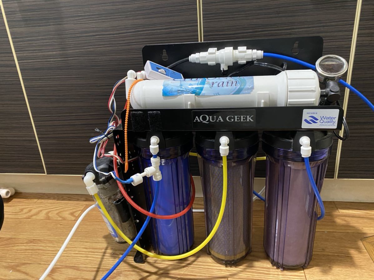 AQUA GEEK 加圧ポンプ クロノスレイン RO浄水器 【公式通販】