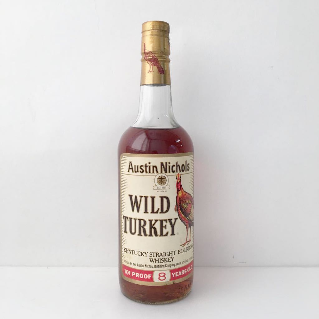 007】未開栓 WILD TURKEY ワイルドターキー 8年 101PROOF 50.5% 750ml