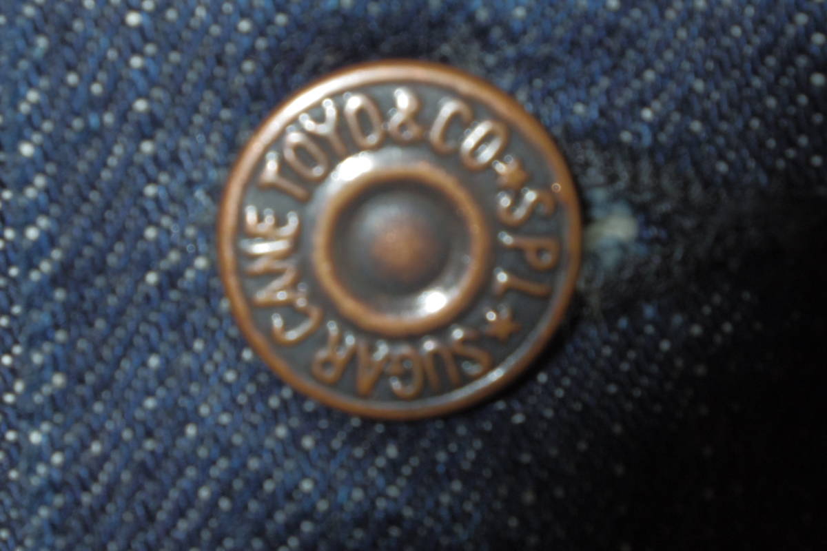 レア！濃紺 SUGAR CANE シュガーケーン ロードランナー刺繍 DENIM