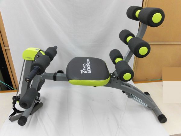57 着払い発送 1006*B24 ショップジャパン ワンダーコア2 腹筋 筋トレ トレーニング 中古品