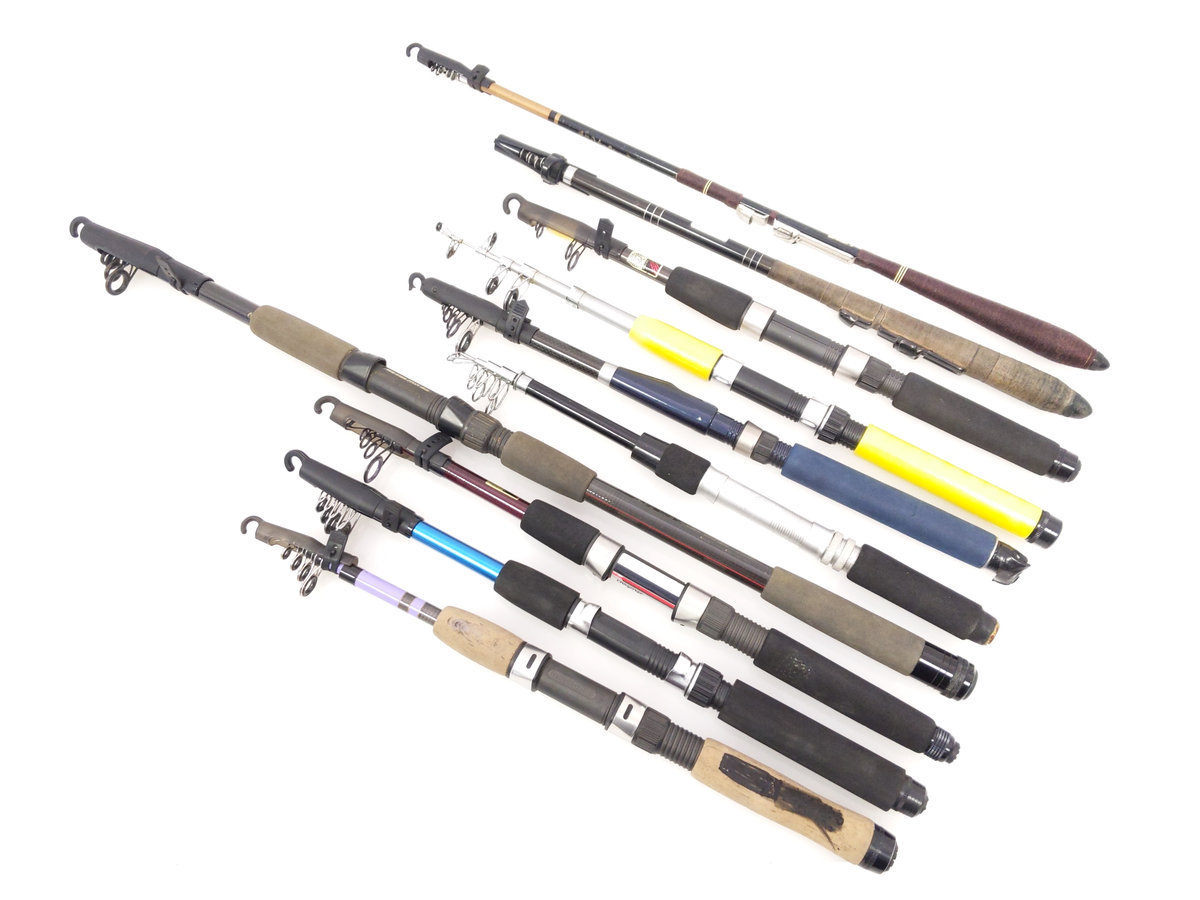 定番，SALE リョービ カーボテック ボート キャッチャー 30号-240 カーボテック スピン ペット 10号-180 他 計10本 ＆ジャンク(海水)｜売買されたオークション情報、yahooの商品情報をアーカイブ公開 - オー その他