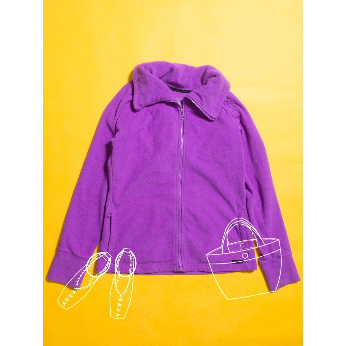 Calvin Klein CK カルバン・クライン ロゴ入りジップアップジャンパー 