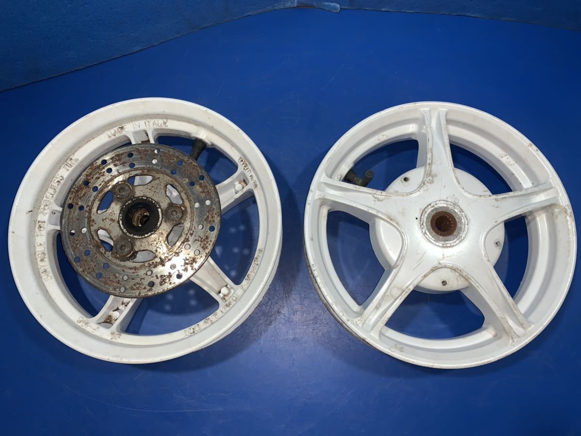バイク ジョグZRエボリューション SA16J 純正 ホイール ブレーキ