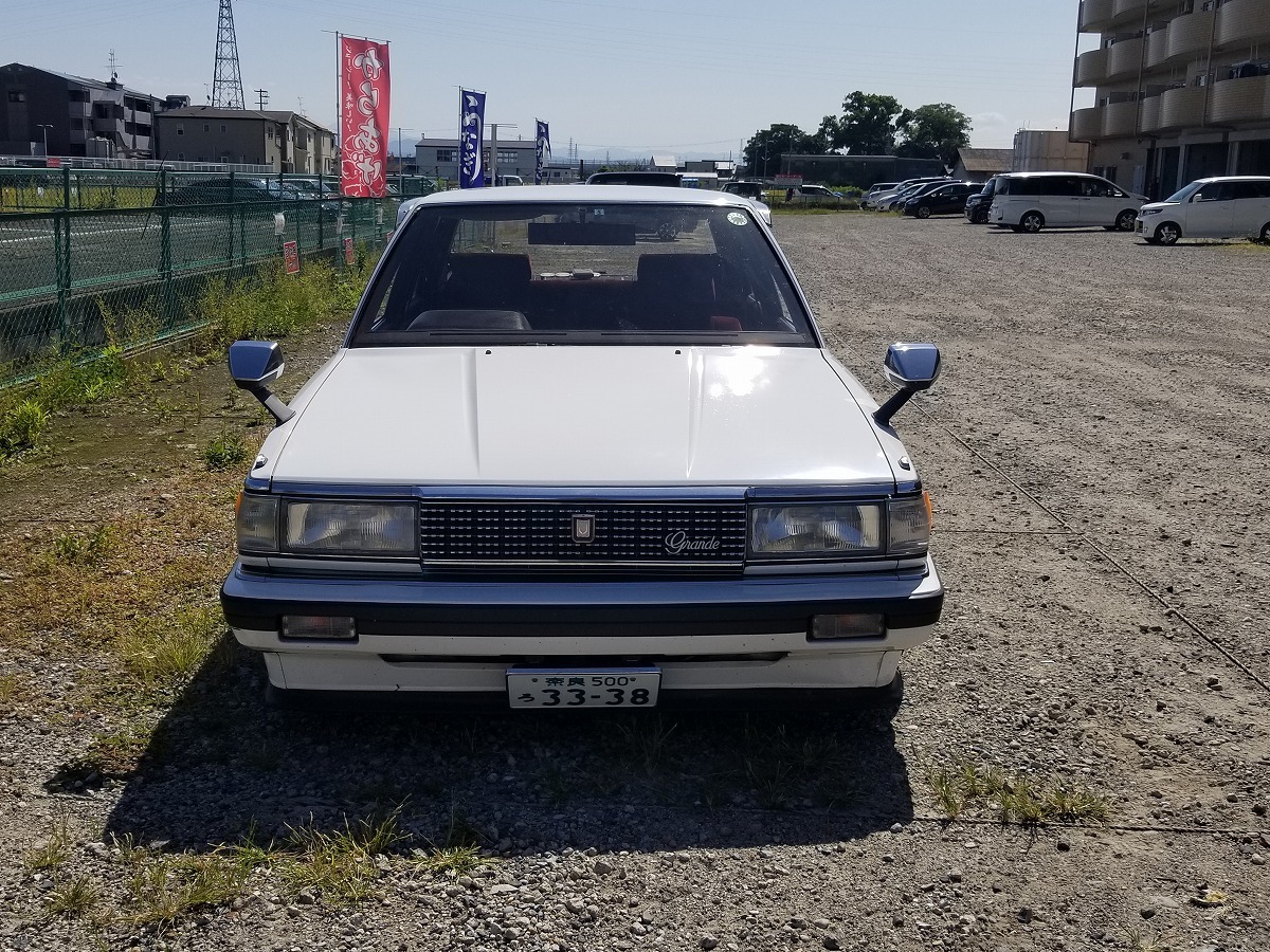 S59年式 GX71 前期マークⅡセダン フェンダーミラー 5速MT 