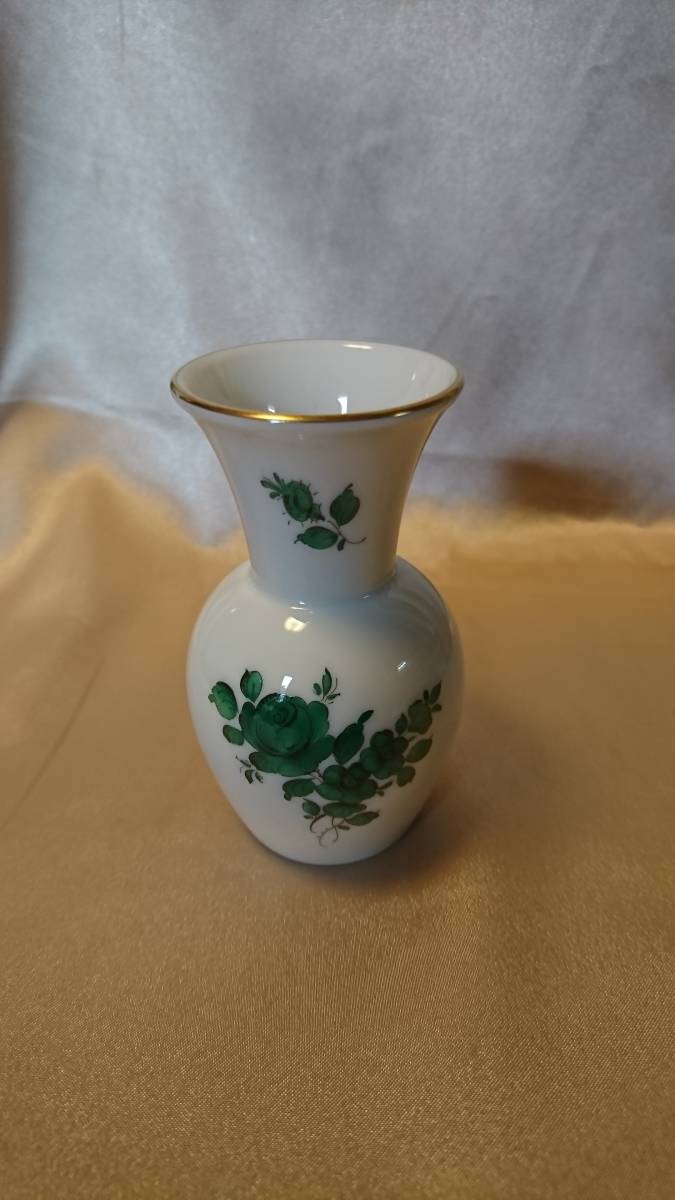 アウガルテン　花瓶19㎝　マリアテレジア　薔薇 アウガルテン 花瓶19㎝ マリアテレジア 薔薇 【公式通販】