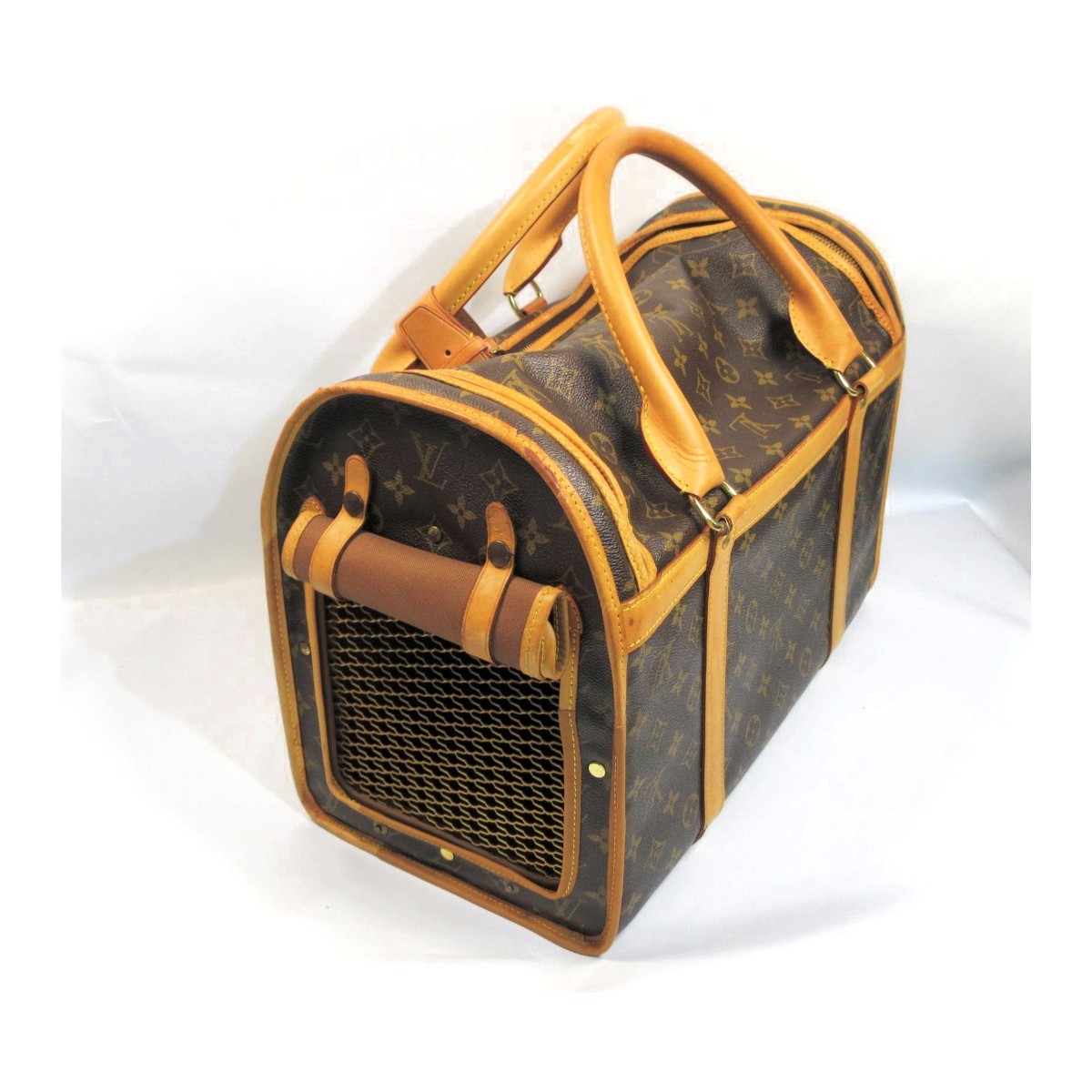 最新作，人気 N75034R LOUIS VUITTON ルイ ヴィトン サックシャン40 ドッグキャリー ペット用バッグ モノグラム ブラウン系 モノグラムキャンバス(モノグラムライン)｜売買されたオークション情報、yahooの商品 かばん、バッグ