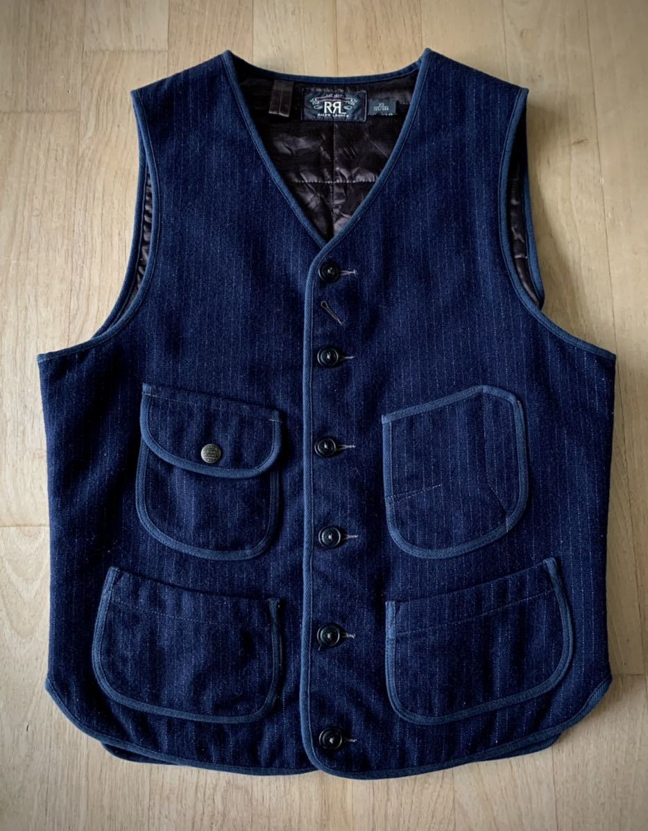 RRL インディゴ ビーチベスト XS ダブルアールエル Polo Ralph Lauren