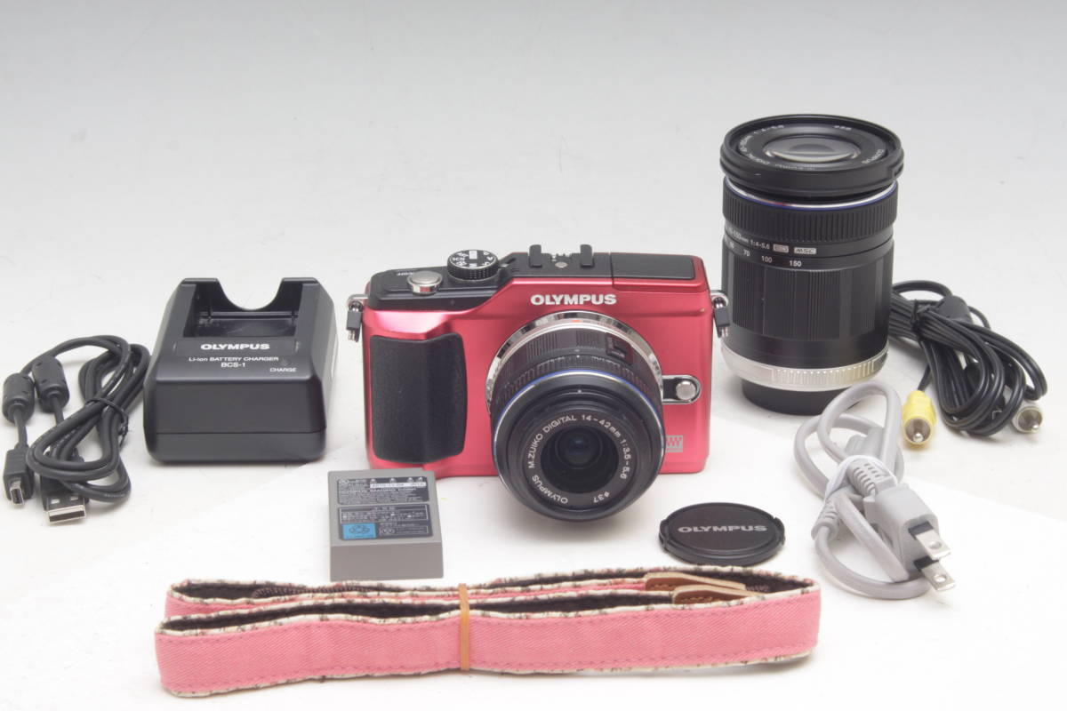 E-PL2 OLYMPUS PEN オリンパス Lite ダブルズームキット ミラーレス 