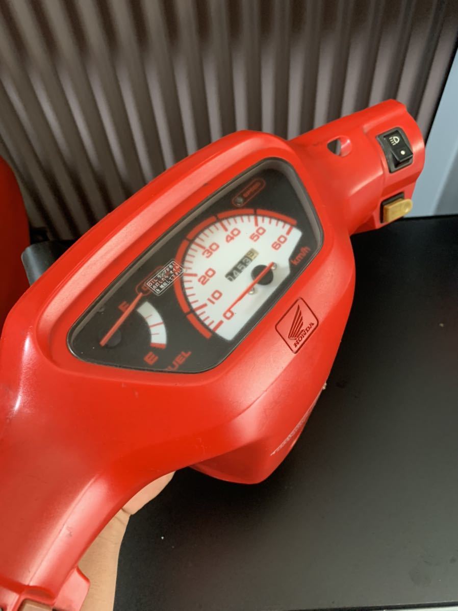 ホンダGダッシュ AF23 スピードメーター 美品 af23 Gダッシュ G' ファイティングレッド 赤 スピードメーター