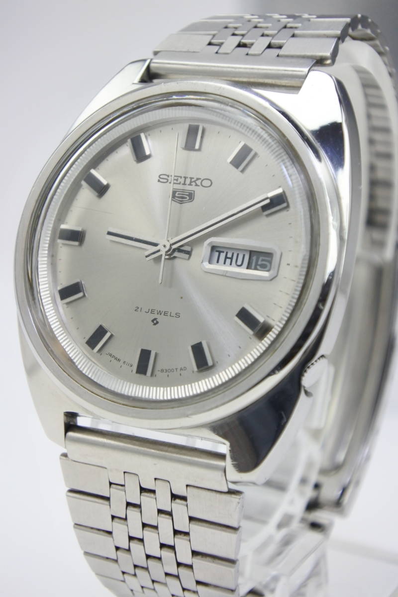☆1969年製国産名機 SEIKO 5デラックス 6119-8250 21石 自動巻