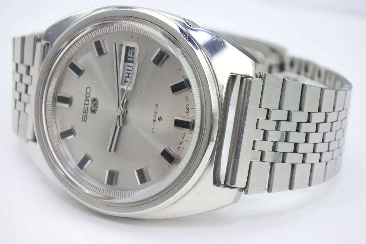 ☆1969年製国産名機 SEIKO 5デラックス 6119-8250 21石 自動巻