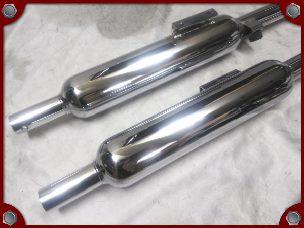 ●中古品●W650用 POSH Faith W1タイプ フルエキゾーストマフラー●[LL]梱包●42919