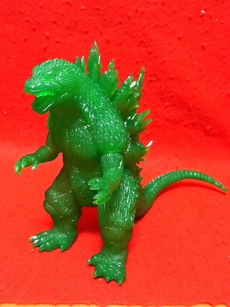 ムービーモンスター ゴジラ ミレゴジ クリアグリーン 抽プレ/ソフビ