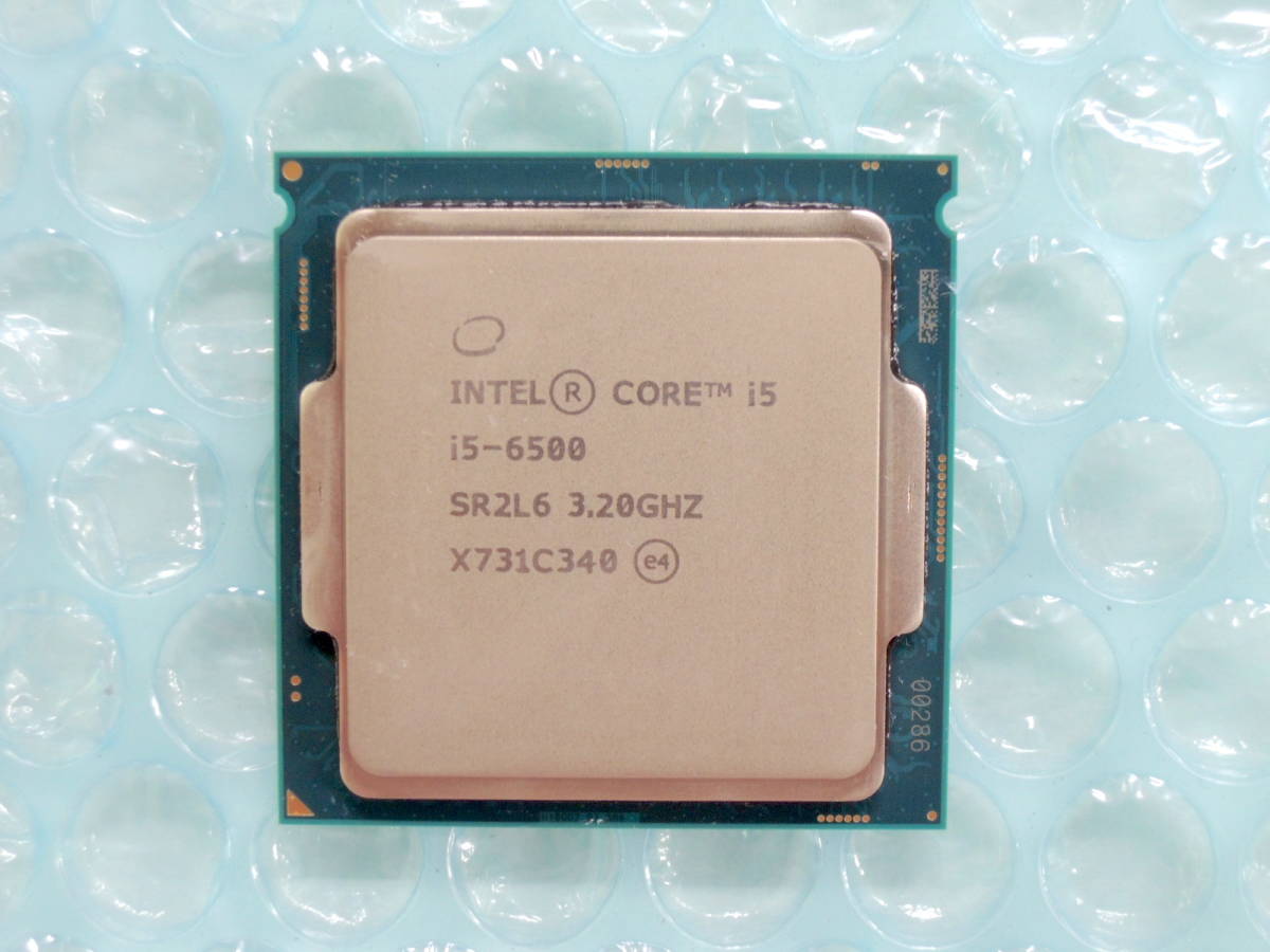 Intel Core i5-6500 i5 SR2L6 CPU 3.20GHz 0 インテル Socket 1 
