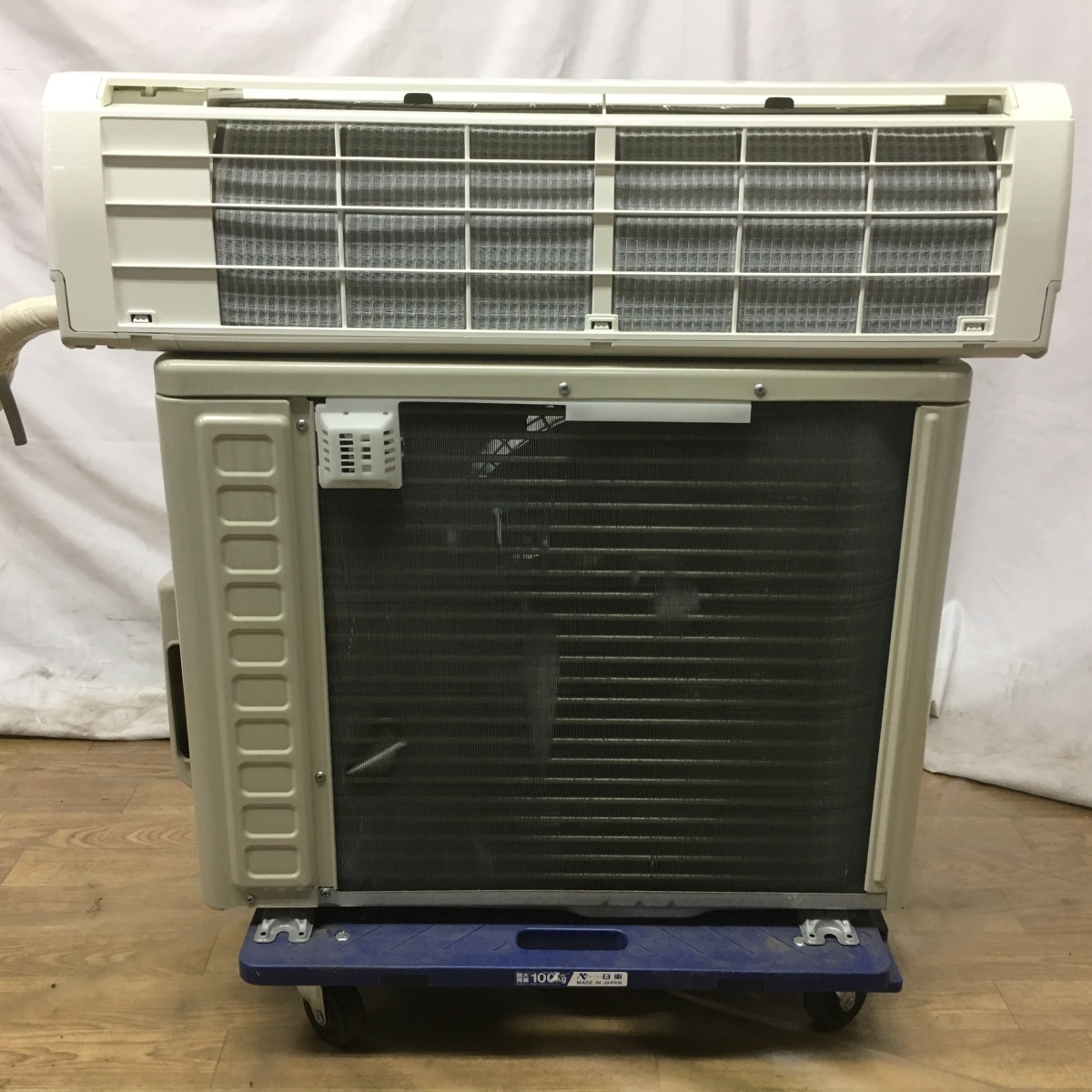 HITACHI 日立 ルームエアコン RAS-AJ22E 2016年製 2.2kw 白くまくん 大阪市内 引取歓迎☆【15845】_2