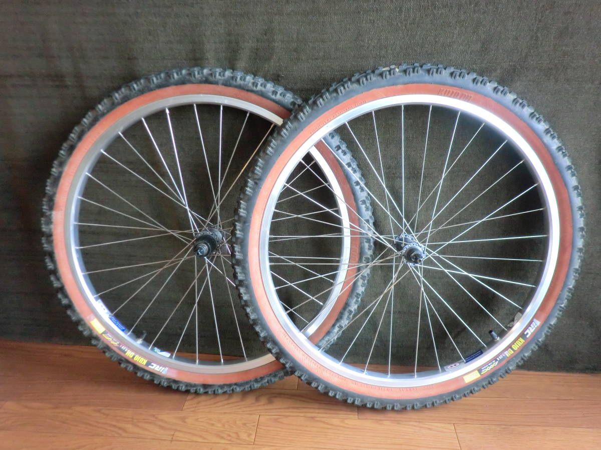 Araya Shimano Deore LX MTB 0 Vintage Wheelset in FH-M550 1 RM-17 2 &frasl; wheels Japan