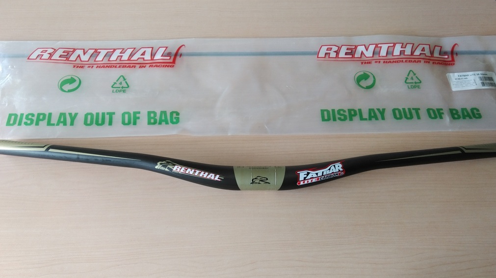 【限定セール，品質保証】 RENTHAL FATBEAR LITE CARBON 35 760ｍｍ 20mm レンサル カーボン(フラットバー)｜売買されたオークション情報、yahooの商品情報をアーカイブ公開 - オークファン フラットバー