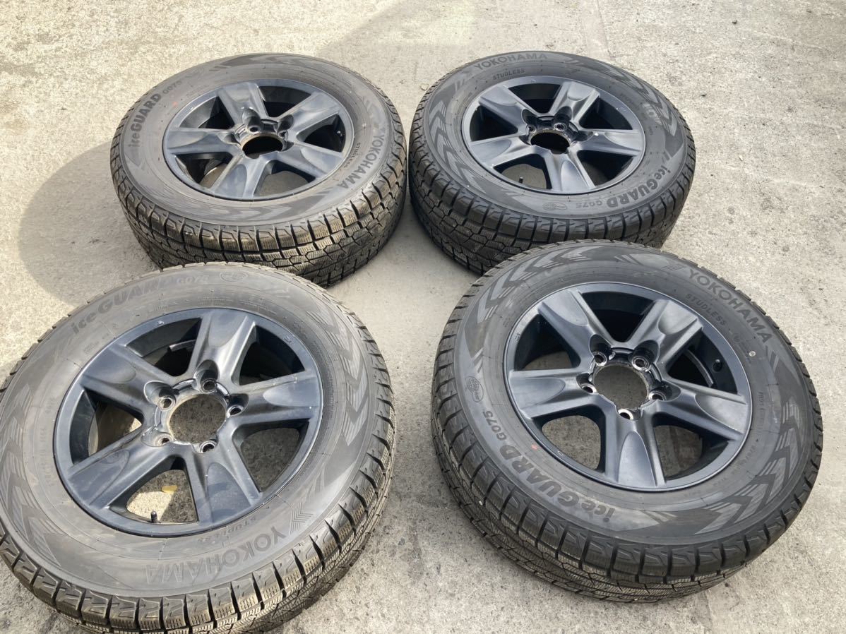 ヨコハマG075 スタッドレス アルミ付き 275/60/R18(スタッドレスタイヤ)|売買されたオークション情報、yahooの商品情報を ...