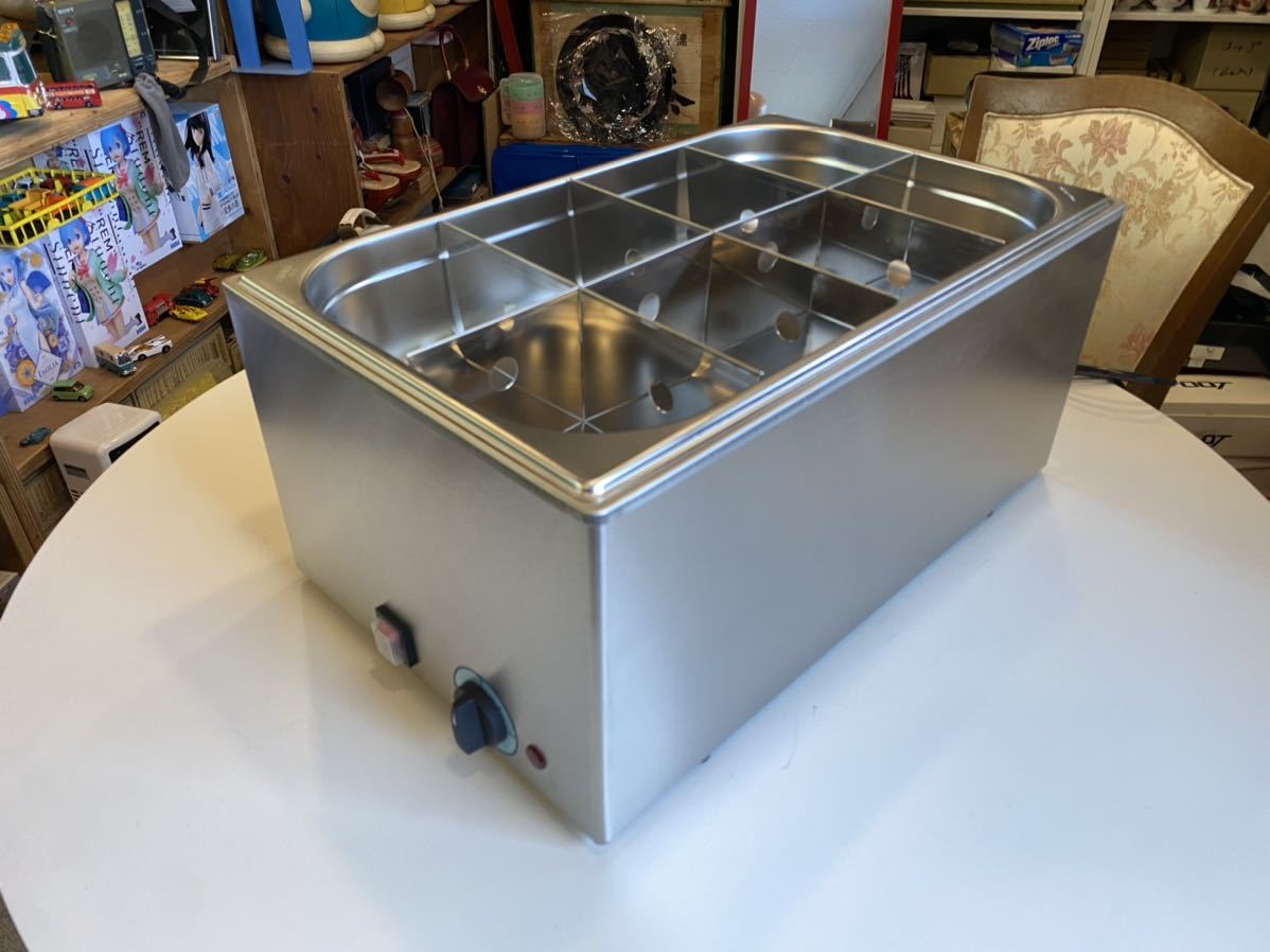 未使用品】おでん 8つ切り業務用 電気式100V フードウォーマー TKG業務