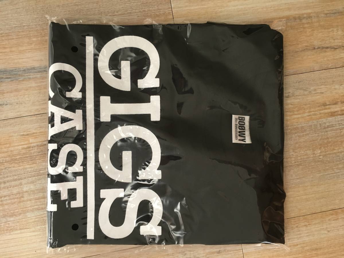 最終出品☆BOOWY GIGS CASE OF BOOWY THE ORIGINAL 完全限定盤 オリジナル 限定Tシャツ 新品未開封