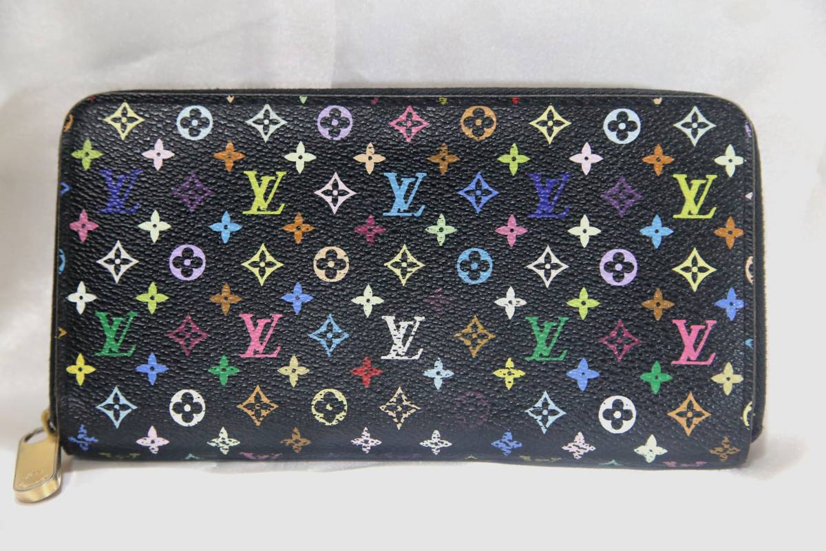  ルイヴィトン LouisVuitton ジッピーウォレット モノグラム マルチカラー 長財布(マルチカラーライン)｜売買されたオークション情報、yahooの商品情報をアーカイブ公開 - オークファン 服飾小物