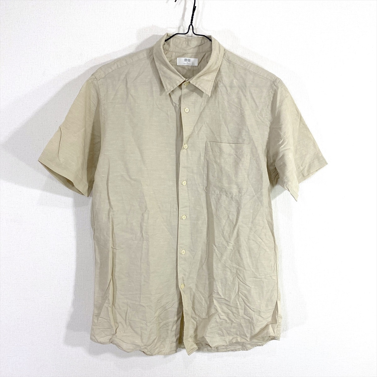 送料250円 Uniqlo ユニクロ 半袖 麻 リネン 半袖 シャツ メンズ Xlサイズ 半袖シャツ 売買されたオークション情報 Yahooの商品情報をアーカイブ公開 オークファン Aucfan Com