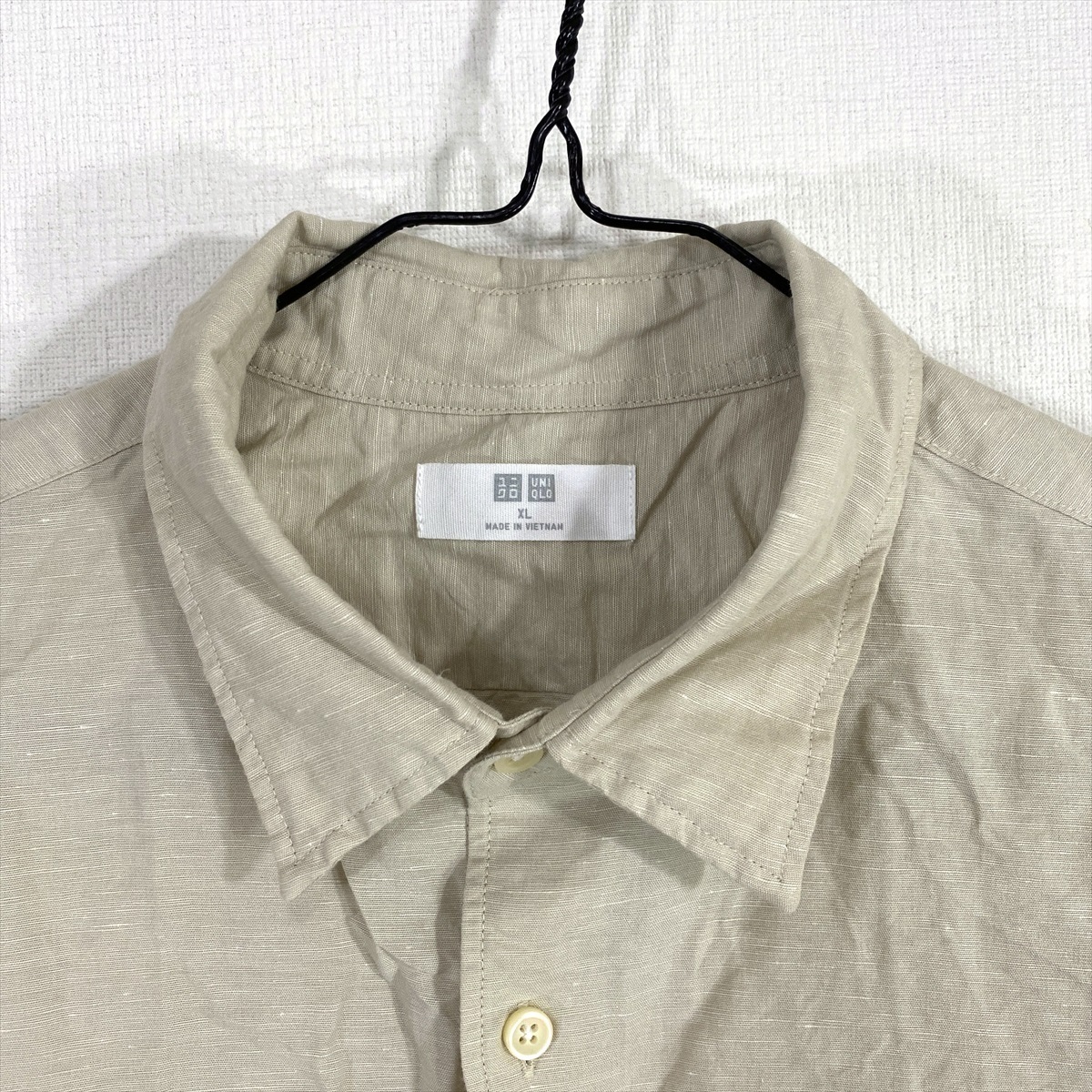 送料250円 Uniqlo ユニクロ 半袖 麻 リネン 半袖 シャツ メンズ Xlサイズ 半袖シャツ 売買されたオークション情報 Yahooの商品情報をアーカイブ公開 オークファン Aucfan Com