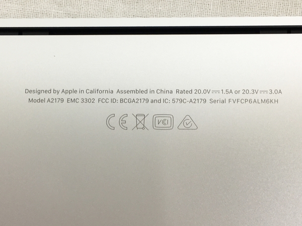 MacBook Air Apple MVH42J&frasl;A 1.1GHz 0 13.3-inch Retinaディスプレイ 1100&frasl;13.3 [シルバー Early-2020 アップル - Core_i5 13-inch MVH42J&frasl;A〔シルバー