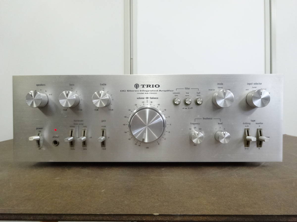 ジャンク TRIO トリオ プリメインアンプ KA-7300D オーディオ機器 家電