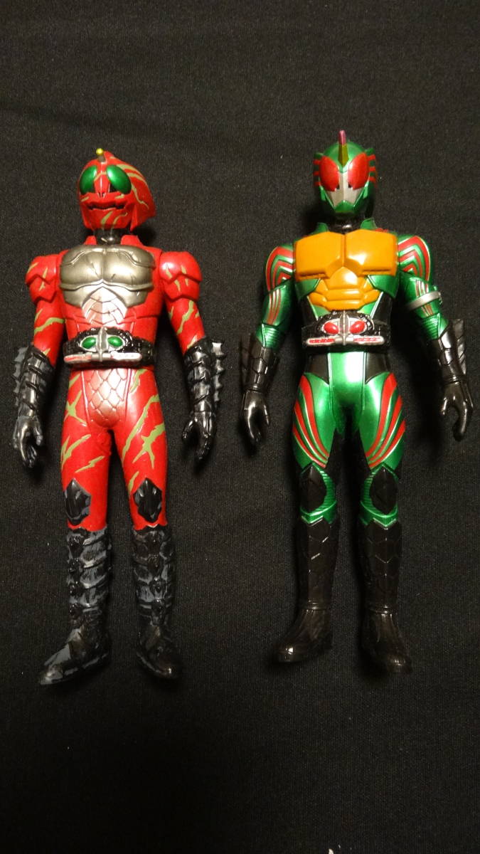 仮面ライダーアマゾンズセット ソフビ アマゾンオメガ&アマゾン