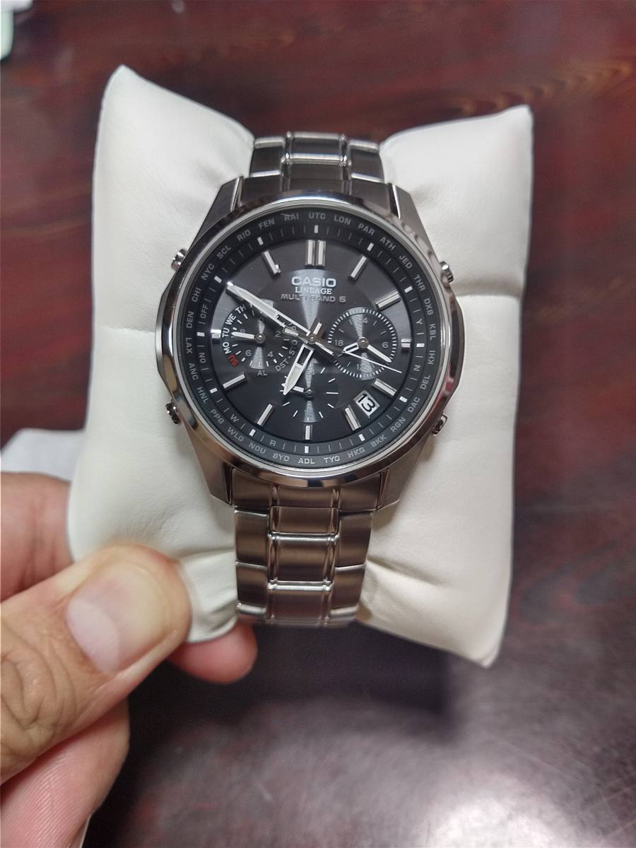 CASIO　リニエージ　電波ソーラー_1