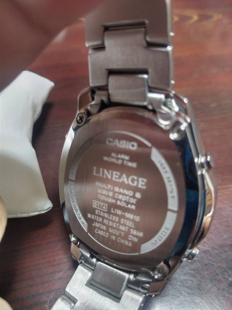 CASIO　リニエージ　電波ソーラー_2