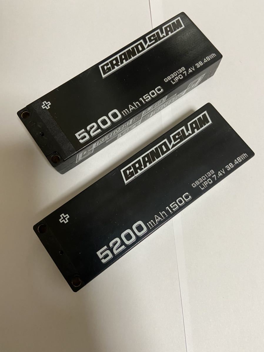Gスタイル GRAND SLAM リポバッテリー 5200mAh 7.4V 2本セット ②