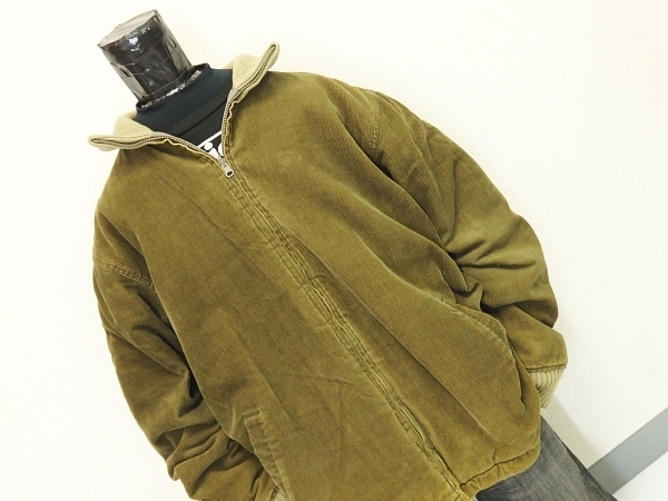 爆買い，安い 冬の超定番 Eddie Bauer エディーバウアー リバーシブル 中綿 ジャケット コーデュロイ x キルティングM アメカジ 古着 アウトドア(男性用)｜売買されたオークション情報、yahooの商品情報をアー 男性用