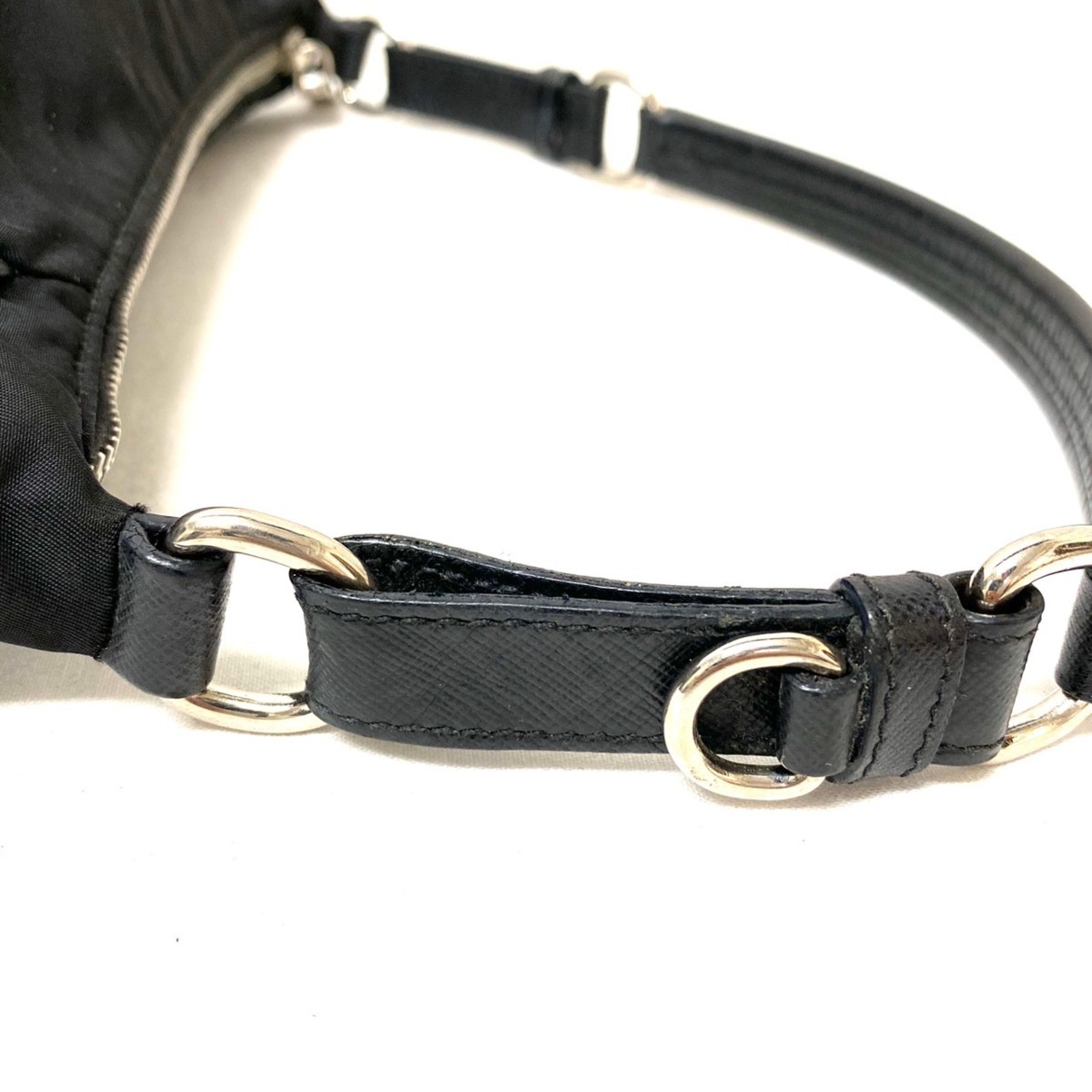 □ 1円スタート 美品 □ レア PRADA プラダ 三角ロゴ ナイロン 